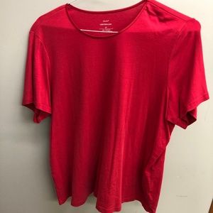 CJ Banks Red Short Sleeve Tee